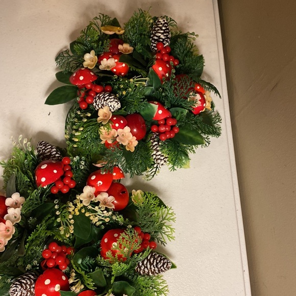 Other - Plastic Christmas Candle Ring Set of 2